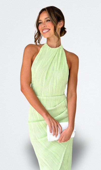 Isabella | Vestido Midi Plisado