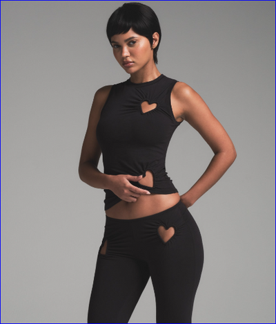 Calla Heart Top and Pants Set