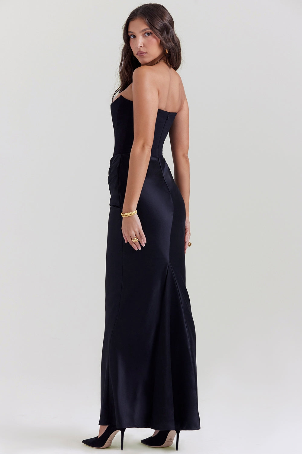 Vestido corsé sin tirantes Bella