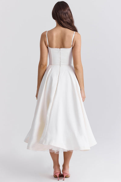 Vestido midi de tul Polita
