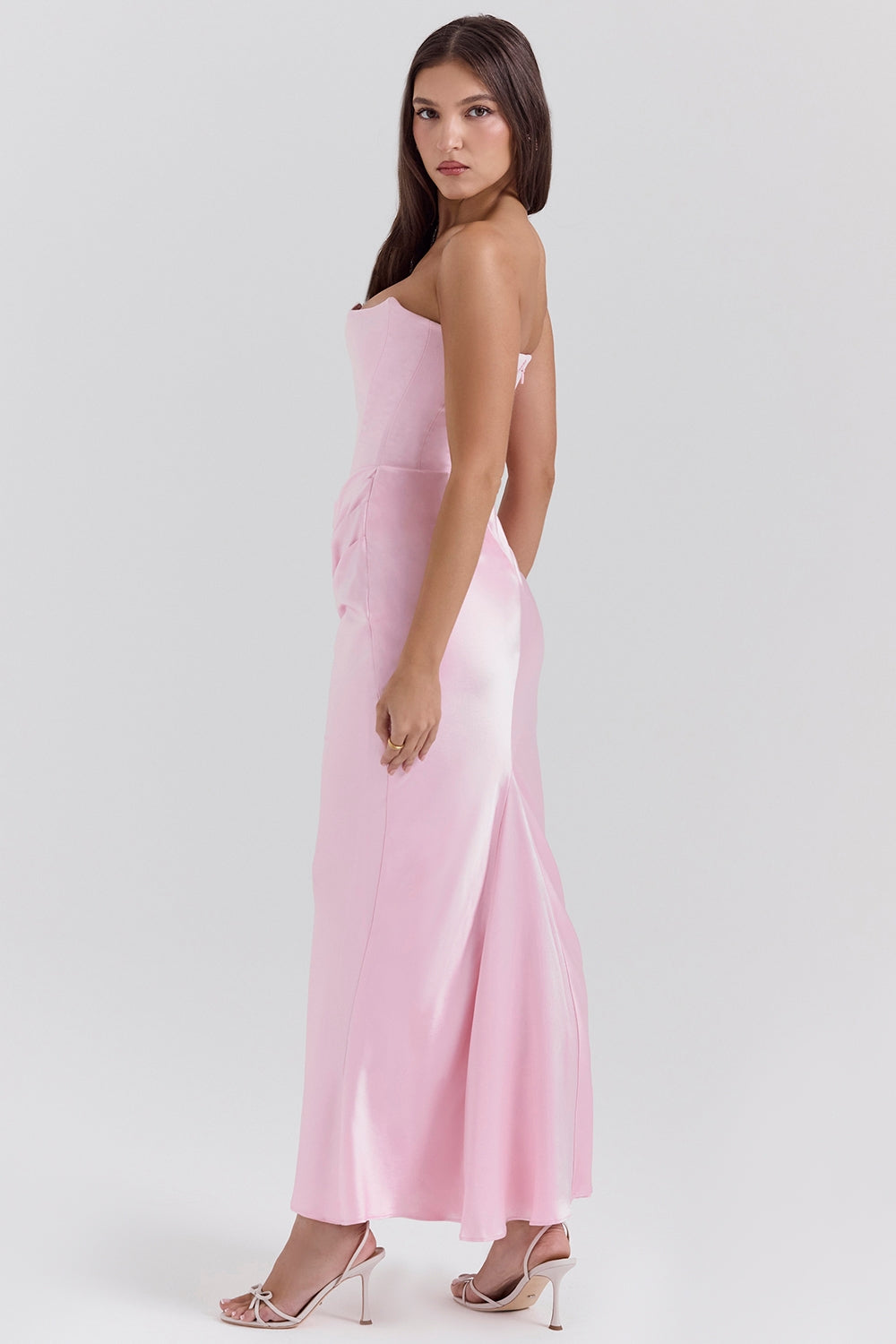 Vestido corsé sin tirantes Bella