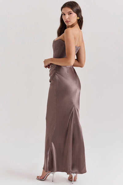 Vestido corsé sin tirantes Bella