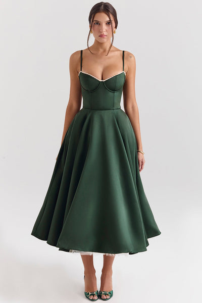Vestido midi de tul Polita