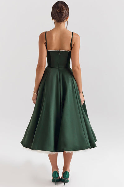 Vestido midi de tul Polita