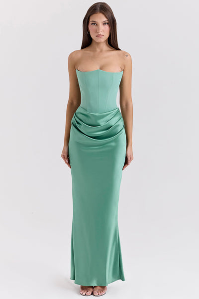 Vestido corsé sin tirantes Bella