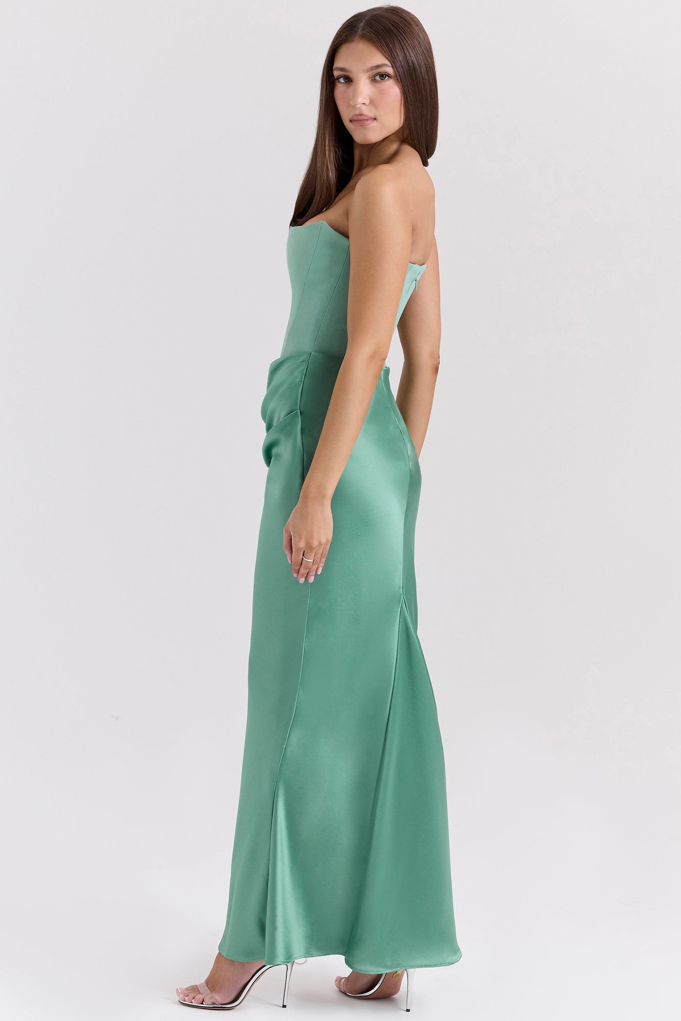 Vestido corsé sin tirantes Bella