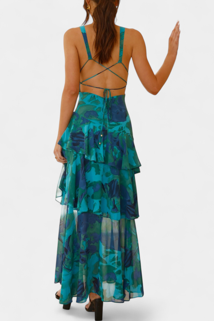 Vestido Serenia — Elegancia etérea en movimiento