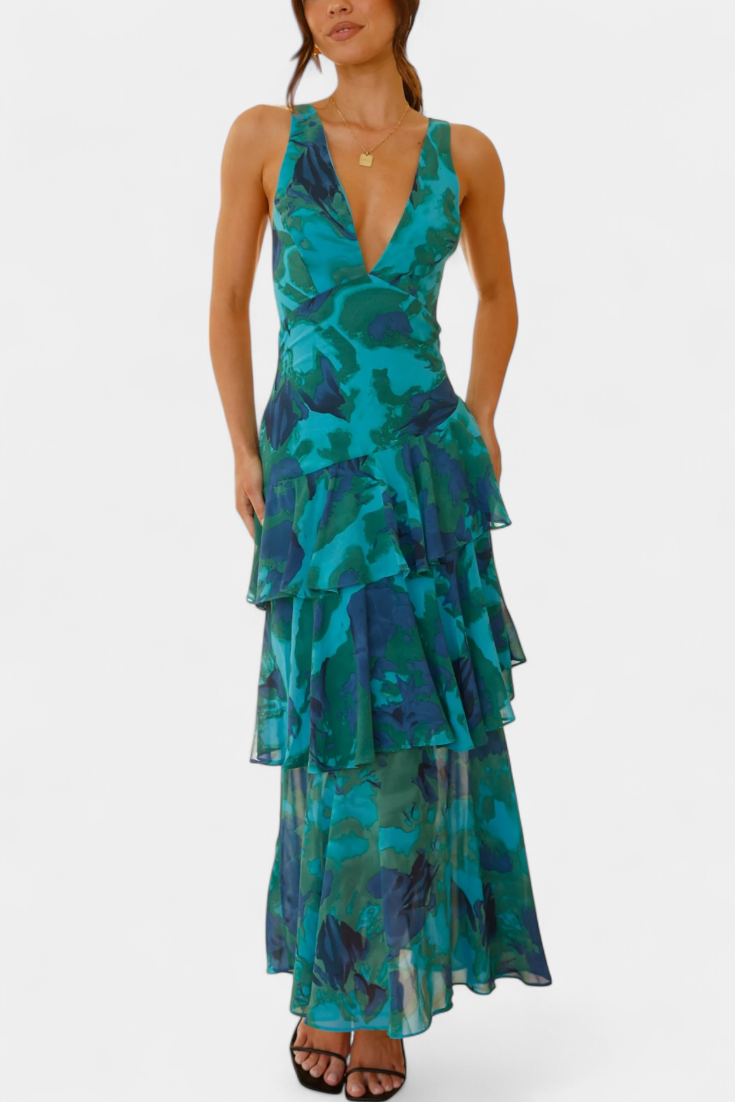 Vestido Serenia — Elegancia etérea en movimiento