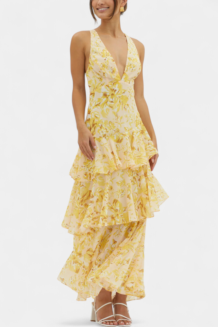 Vestido Serenia — Elegancia etérea en movimiento