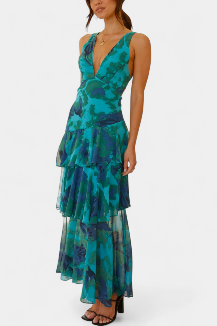 Vestido Serenia — Elegancia etérea en movimiento