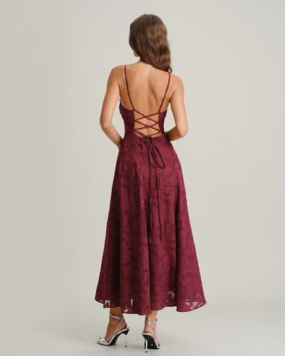Vestido Vireya — Elegancia escarlata en cada paso